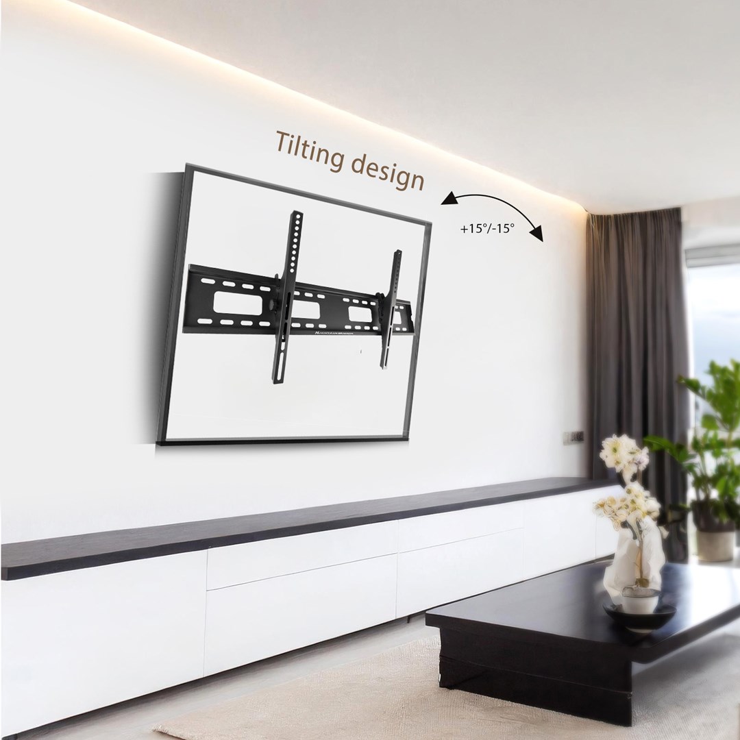 Mbajtëse për TV Maclean MC-422, 43-100", VESA 800x400, 120kg, e zezë