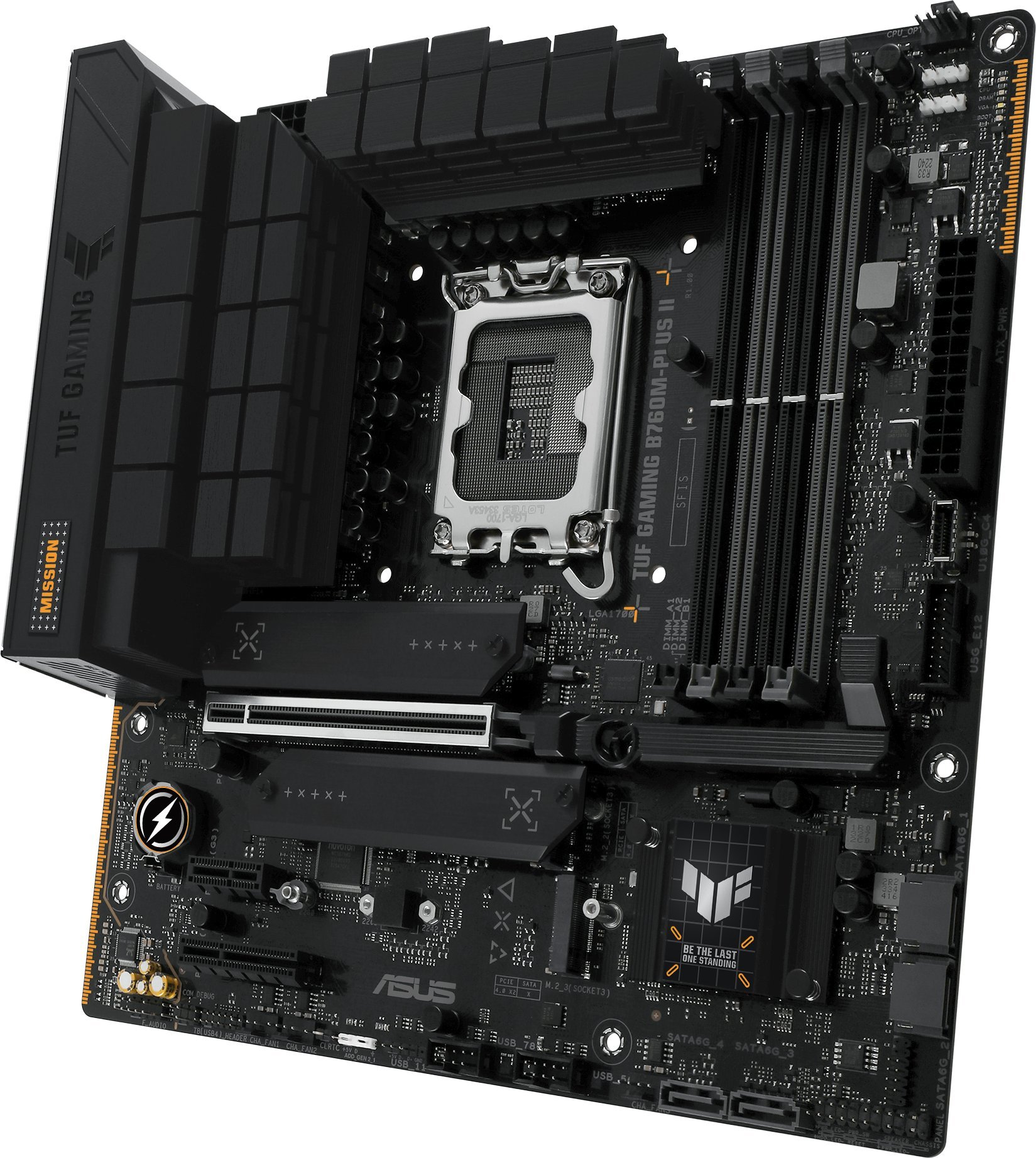 Pllakë amë Asus TUF GAMING B760M-PLUS II, Intel, DDR5, ATX 4
