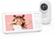 Monitor bebe Momcozy BM01, ekran 5", video, i bardhë