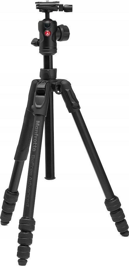 Tripod Manfrotto Befree Advanced AS Twist MKBFRTA4FB BH, alumin, kokë sferike, i zi