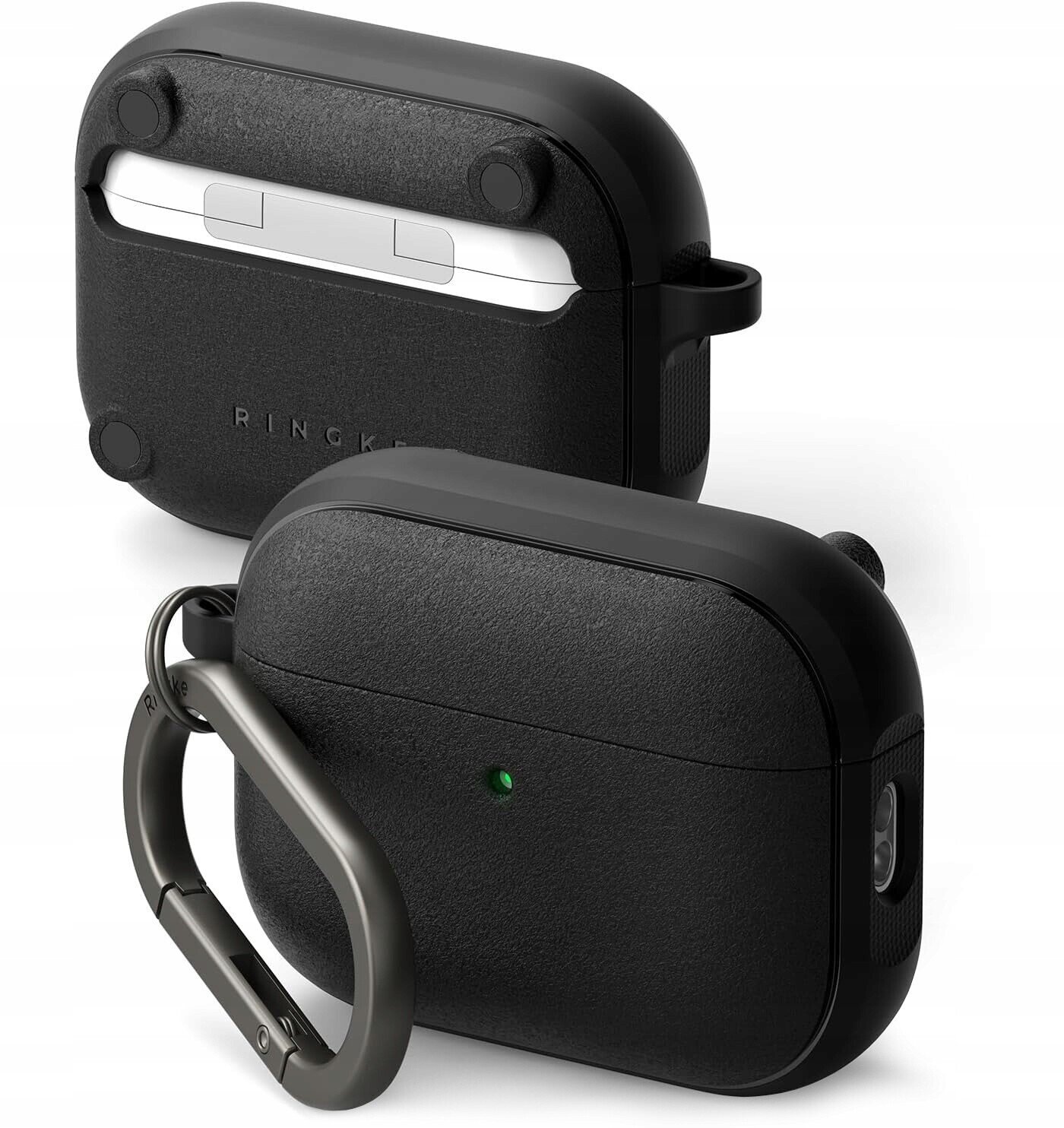 Kuti mbrojtëse Ringke Onyx Magnetic për AirPods Pro 3, MagSafe, TPU, e zezë