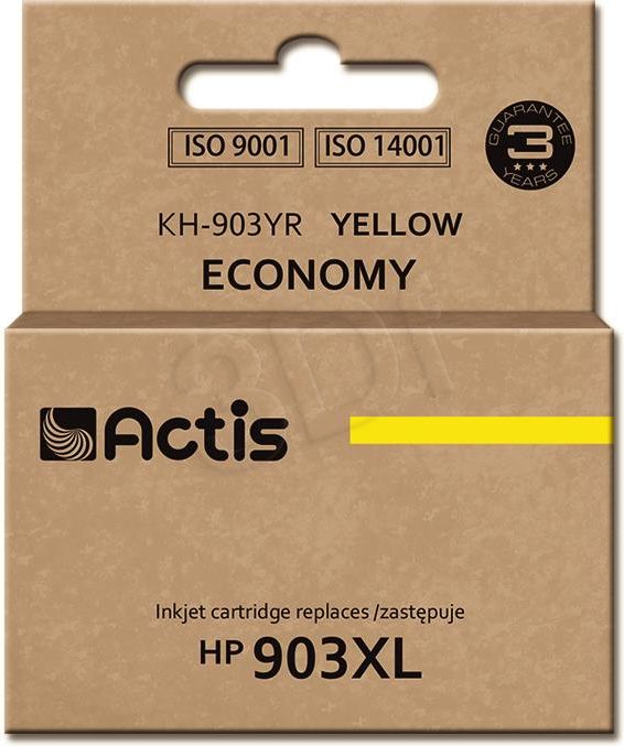Ngjyrë Actis Ink KH-903YR / HP 903XL T6M11AE, e verdhë