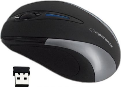 Maus Esperanza Antares, wireless, USB, i zi dhe i argjendtë