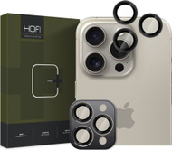 Mbrojtës kamere Osona Hofi Camring Pro+, për iPhone 16 Pro 16 Pro Max, alumin dhe xham, i zi