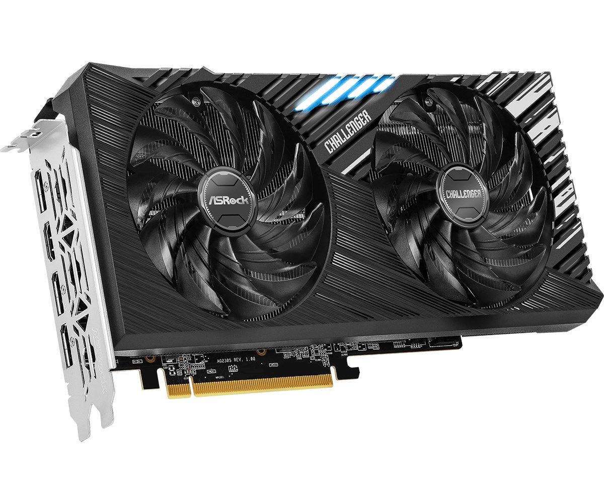 Kartë grafike ASRock Challenger AMD Radeon RX 7600 XT, 16 GB GDDR6