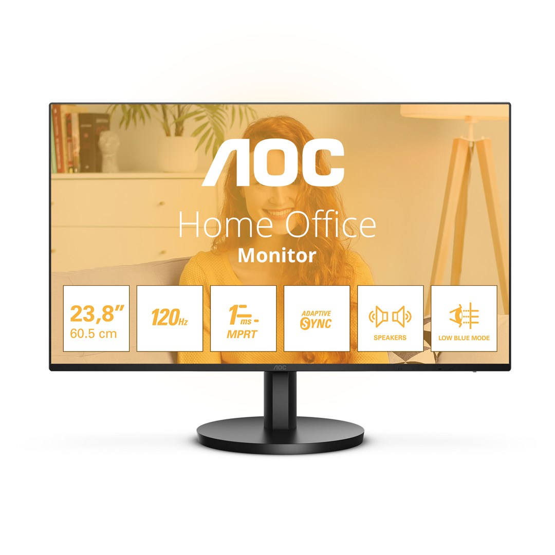 Monitor AOC B3 24B3QA2, 23.8", Full HD, 120 Hz, i zi