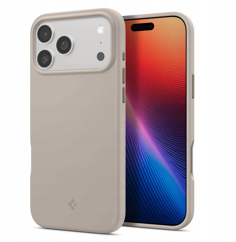 Mbulesë telefoni Spigen Silicone Fit MagSafe, për iPhone 17 Pro Max, silikoni, ngjyrë gri Stone