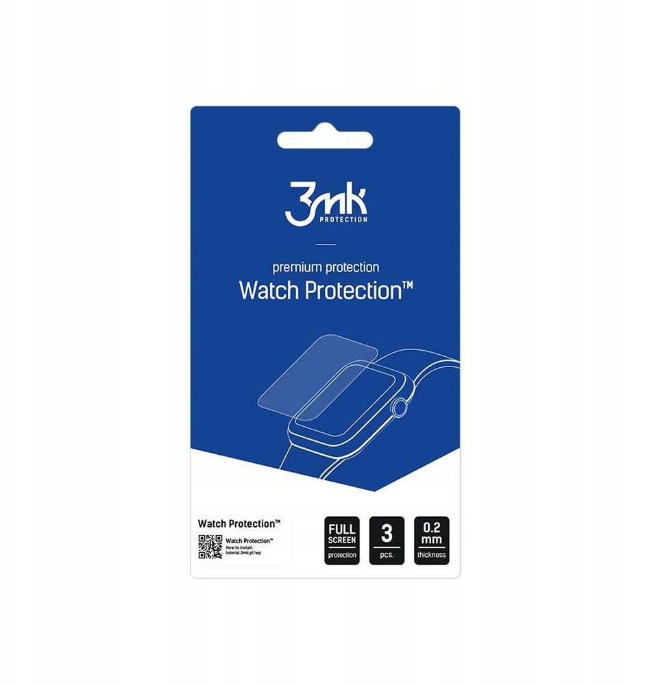 Xham mbrojtës për Huawei Watch Fit 4 Pro 3MK FlexibleGlass, transparente