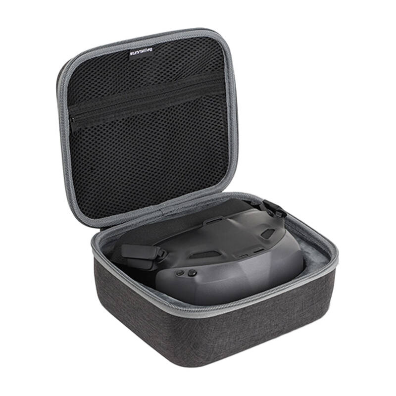 Kuti ruajtëse Sunnylife N3 073528, për DJI Goggles N3, me guaskë të fortë, gri e errët