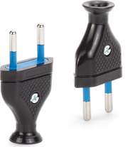 Prizë e drejtë e sheshtë WT-1, 2P, 2.5A 250V, IP20, e zezë