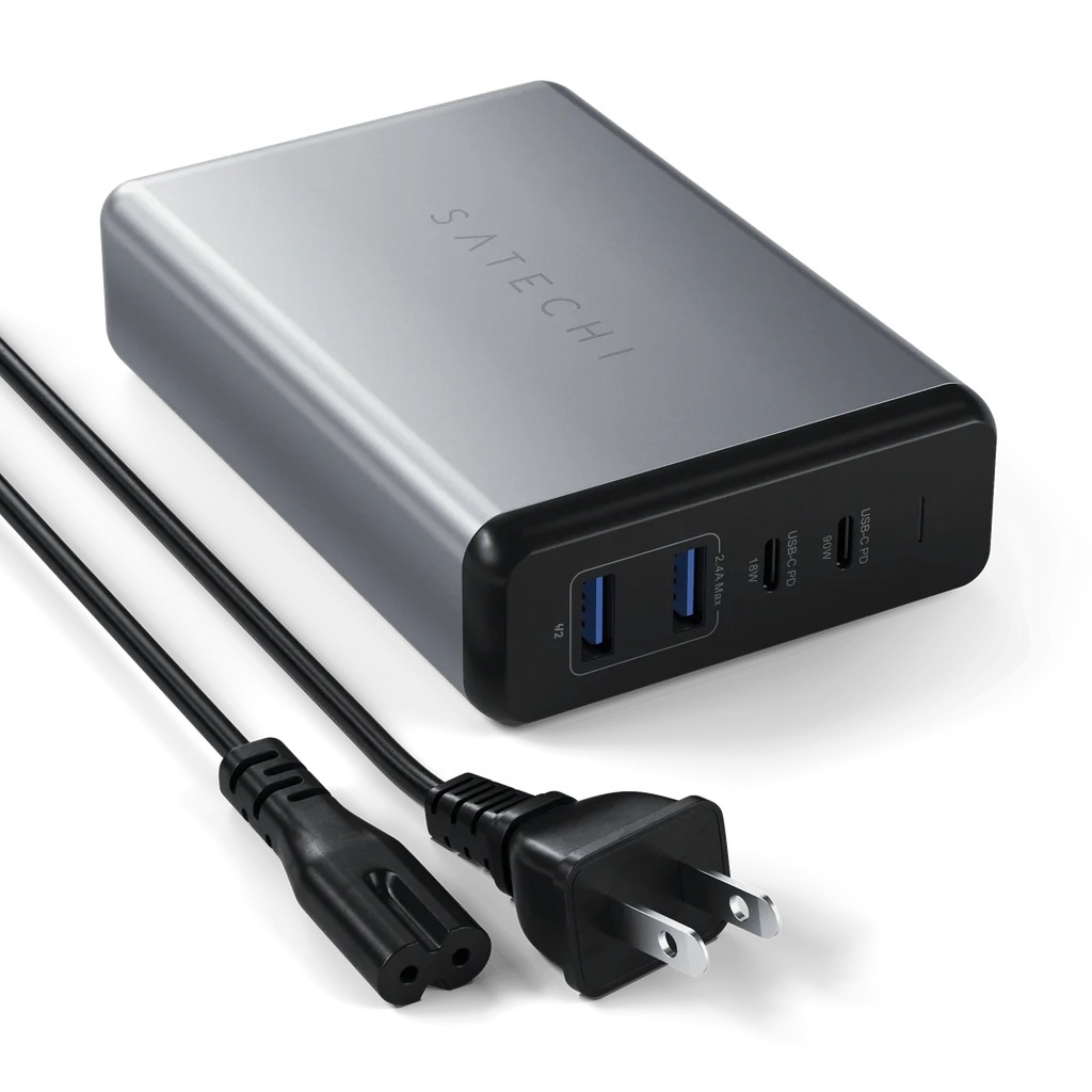 Karikues udhëtimi Satechi MultiPort USB-C, PD, QC 3.0, 108W, i hirtë