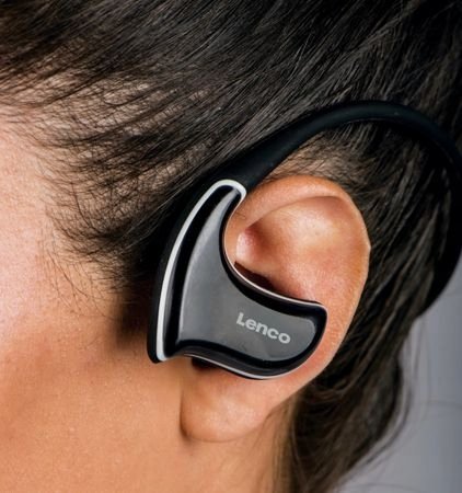 Kuﬁje Bluetooth Lenco BTX-750BK, sportive in ear, stereo, të zeza