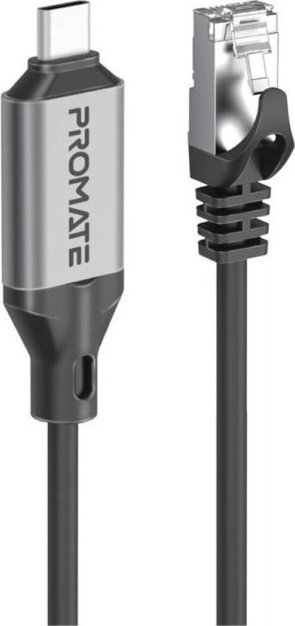 Адаптер USB-C во Gigabit Ethernet Clink RJ45, кабел, црн