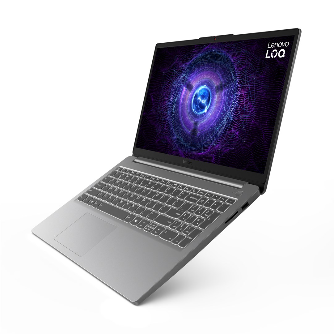 Laptop Lenovo LOQ 15IAX9E, 15.6" Full HD, i5 12450HX, 16GB RAM, 512GB SSD, RTX 2050, gri