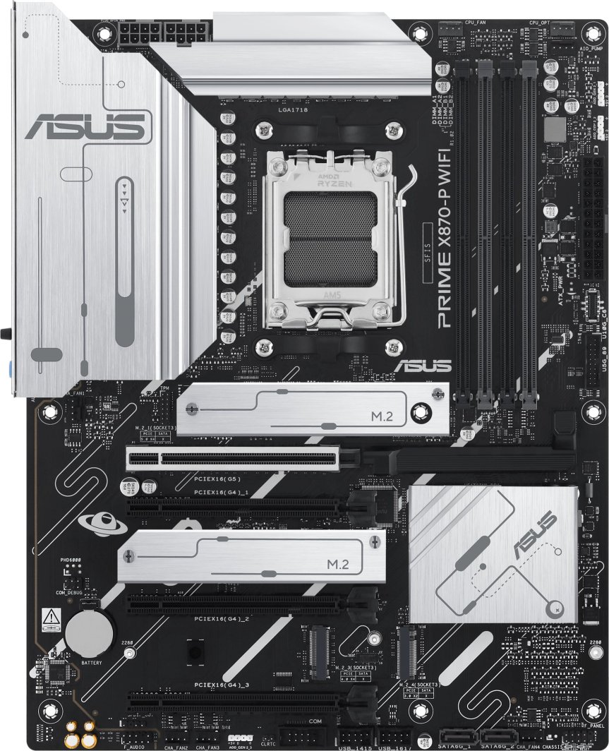 Pllakë amë ASUS Prime X870-P WIFI, AMD X870, Socket AM5, ATX