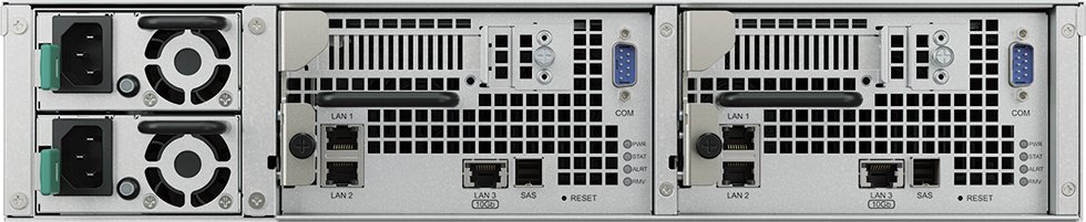 Enklodhurë SAN Synology RackStation UC3400, 12 slote, 2U rackmount, gri