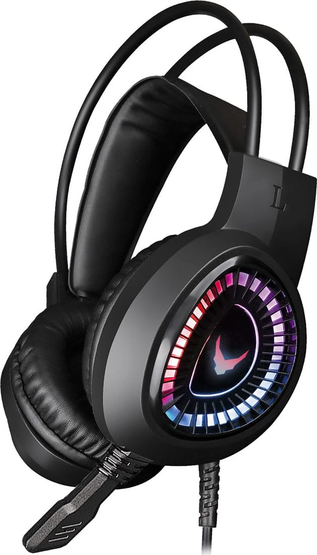 Kufje gaming Varr VH8010 Lite, me mikrofon, RGB, të zeza