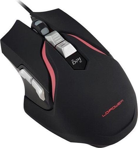 Maus LC-Power M715B, me kabllo, USB, i zi