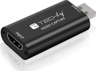 Kartë kapëse video Techly I-USB-VIDEO-1080TY, USB në HDMI, hyrje 4K, dalje 1080p, e zezë