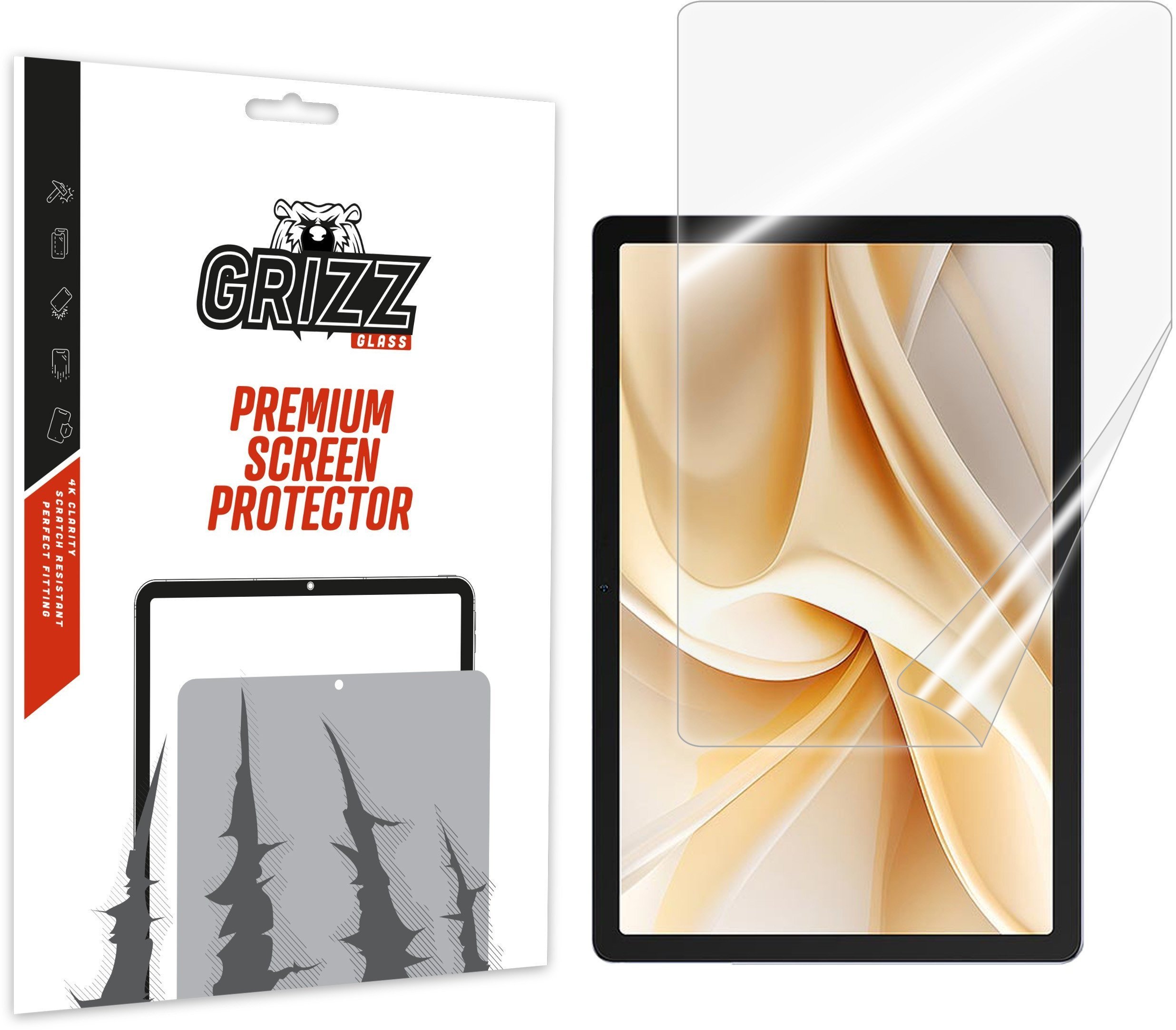 Mburojë ekrani keramike Grizz CeramicFilm për Ulefone Tab A11 Pro, fleksibël, transparencë e lartë