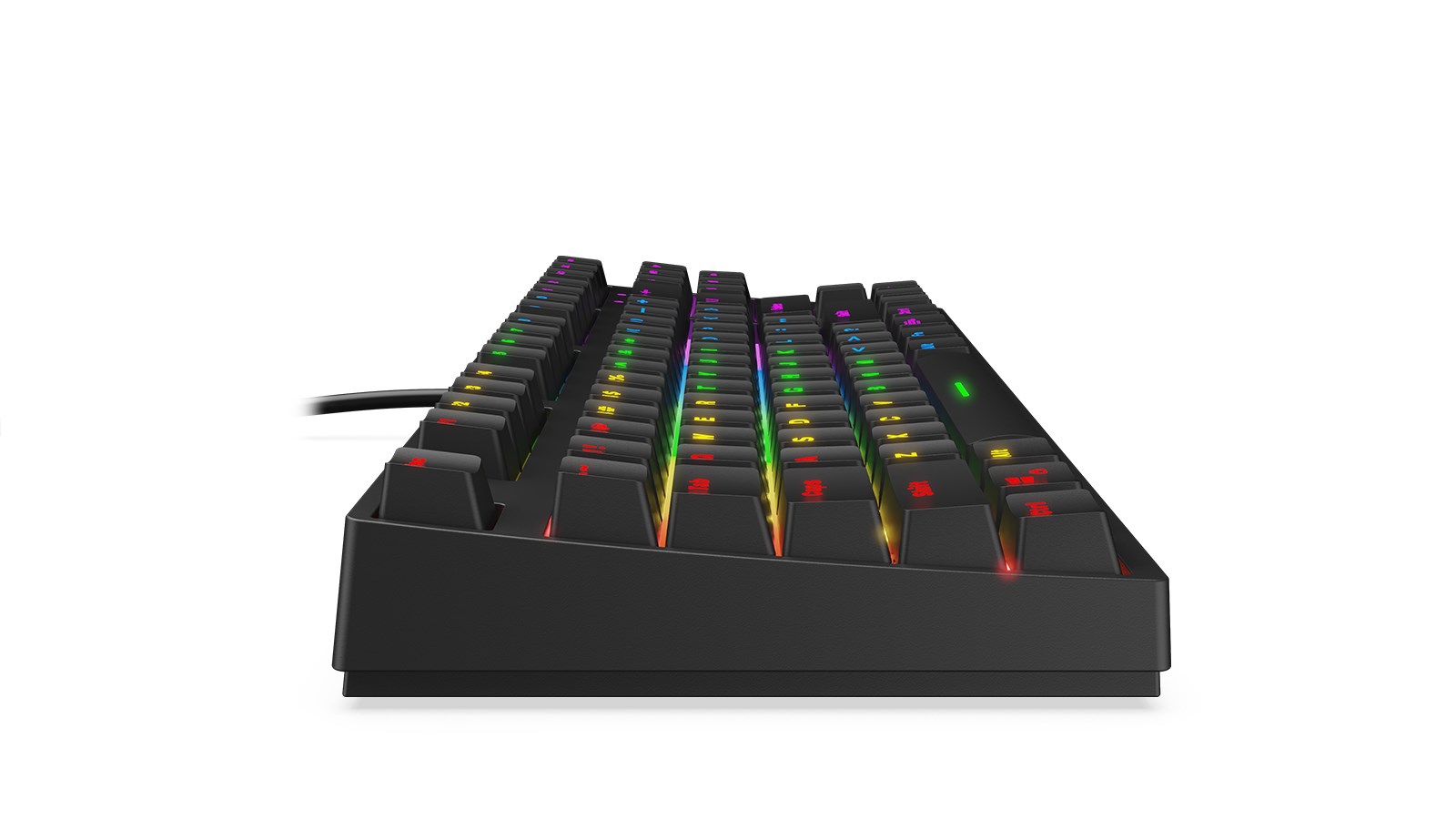 Tastierë gaming Krux Atax RGB TKL, Outemu Brown, e zezë