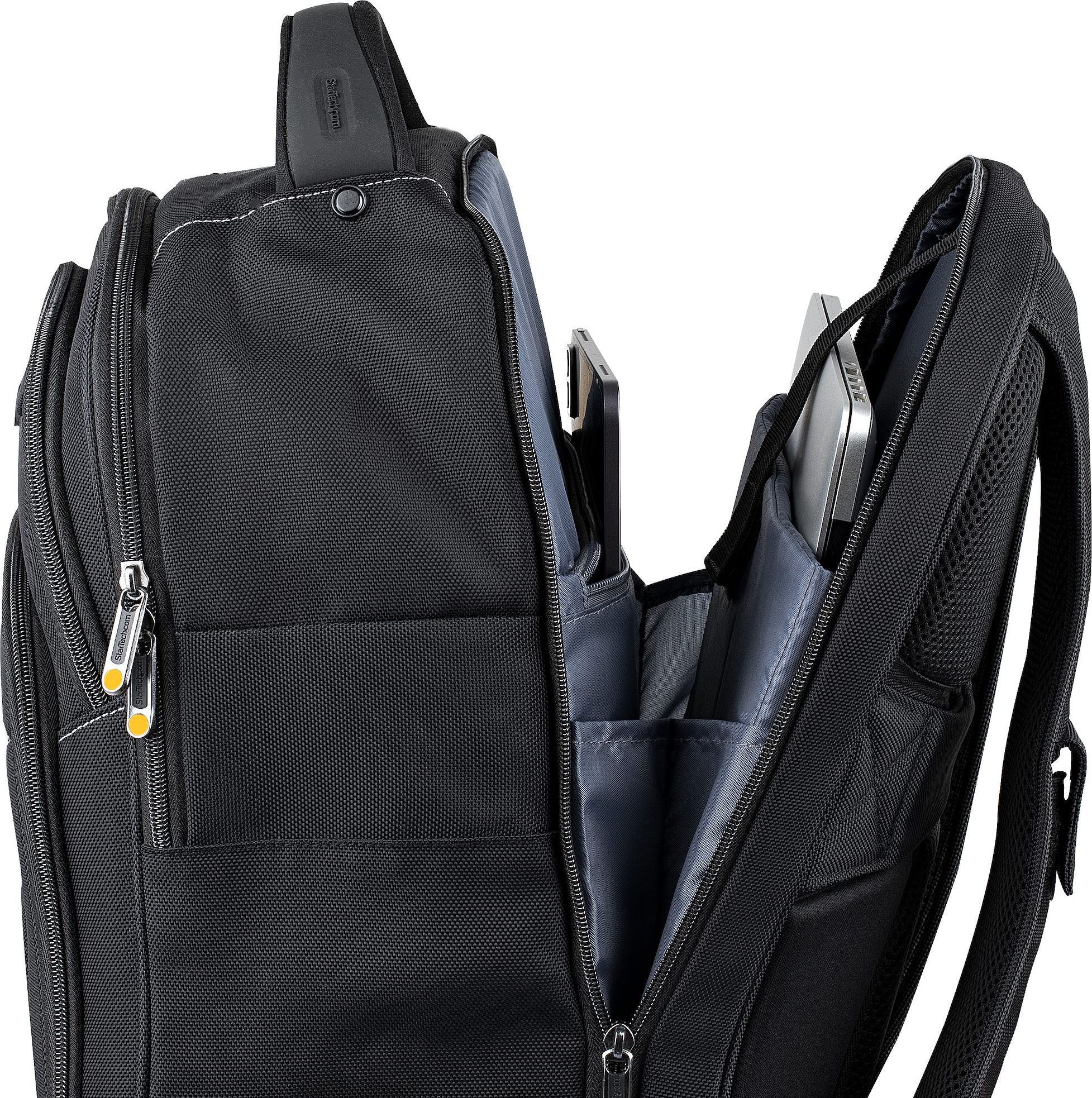 Çantë shpine për laptop StarTech 15.6", me organizues aksesorësh, ergonomike, e zezë