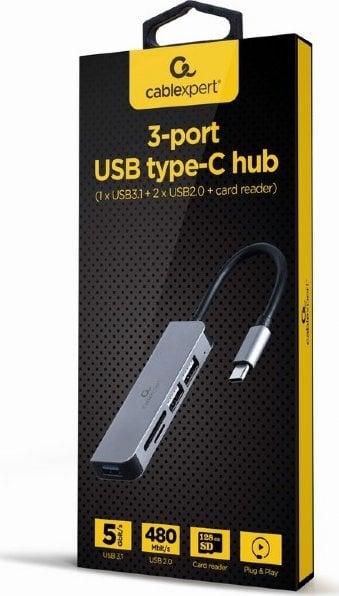 Përshtatës USB-C Gembird (A-CM-COMBO5-02)