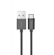 Kabllo USB Puro Micro USB B, 1m, USB 2.0, 12W, e zezë