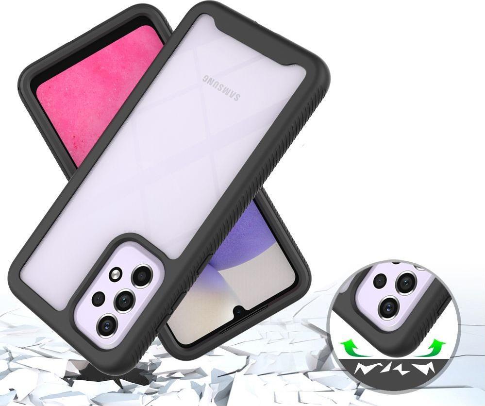 Mbështjellëse Tech - Protect DEFENSE360 për Galaxy A33 5G, e zezë