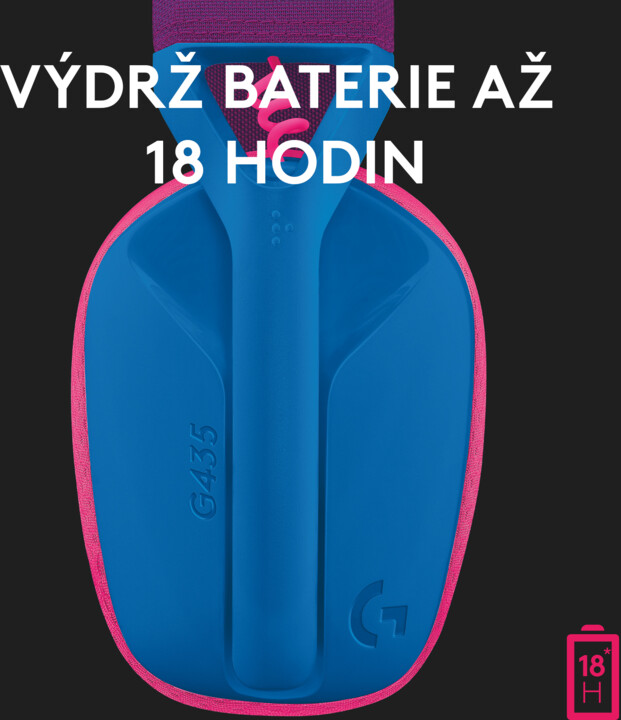 Kufje Logitech G435, të kaltra