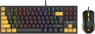 Set gaming Tracer Gamezone HORNET87, tastierë mekanike TKL, mi 7200 DPI, USB, i zi