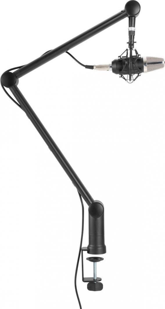  Trekëndësh mikrofoni Mozos SB37, i zi