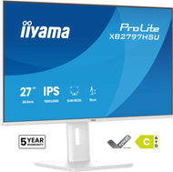 Monitor Iiyama ProLite XB2797HSU W1, 27", IPS Full HD, i bardhë