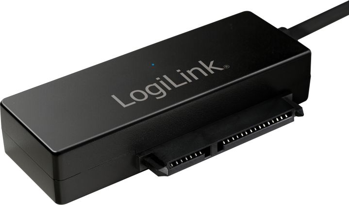 Кутија адаптер за диск LogiLink AU0050, USB 3.0, SATA 1.8\"/2.5\"/3.5\", црна