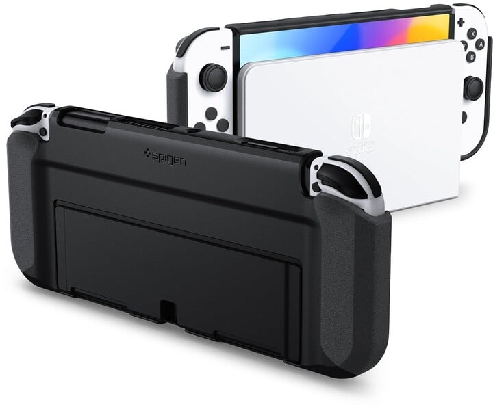 Mbrojtëse Spigen për Thin Fit pro Nintendo Switch OLED, e zezë