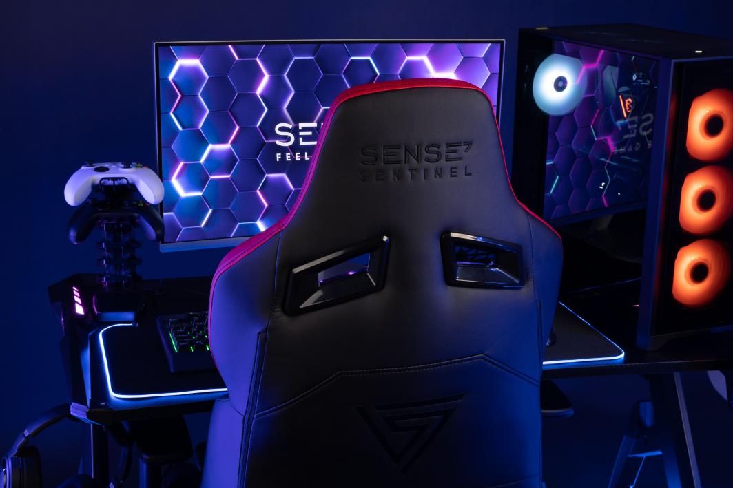 SENSE7 Фотелја Sentinel, црвена