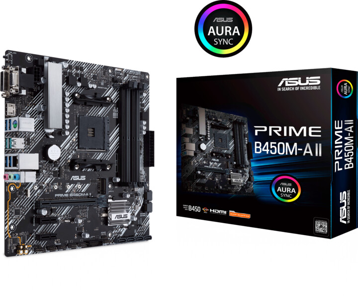 Матична плоча ASUS PRIME B450M-A II - AMD B450