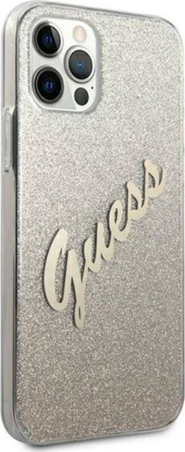 Mbrojtëse Guess Glitter për iPhone 12 Pro Max GUHCP12LPCUGLSGO, e artë