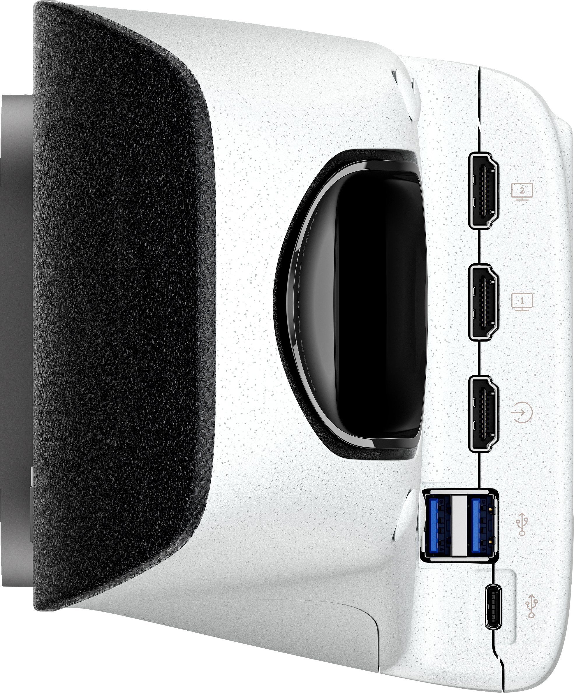 Bar video konferencash Poly Studio X72, all in one, për salla të mëdha, i zi