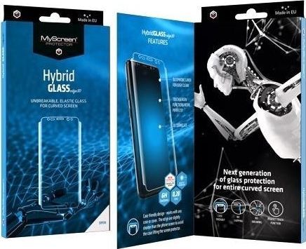 Xham mbrojtës për celular MyScreen Protector MS HybridGLASS Edge 3D për iPhone X/Xs