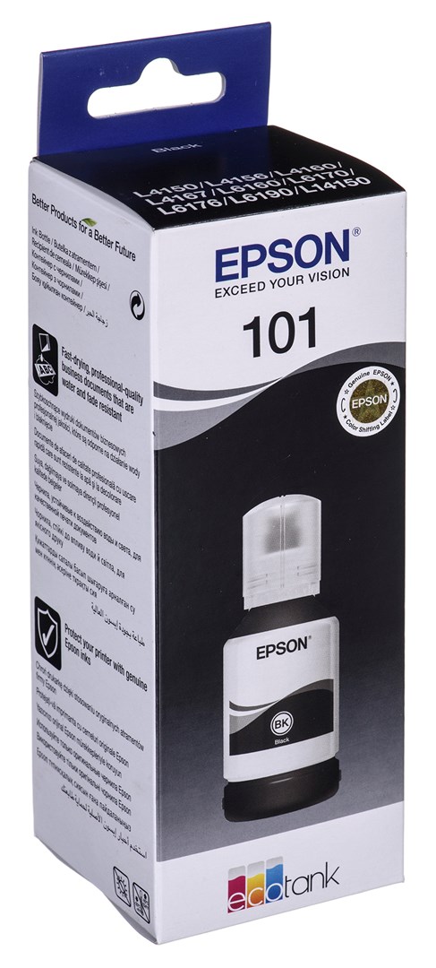 Ngjyrë për printer Epson 101, 127 ml, e zezë