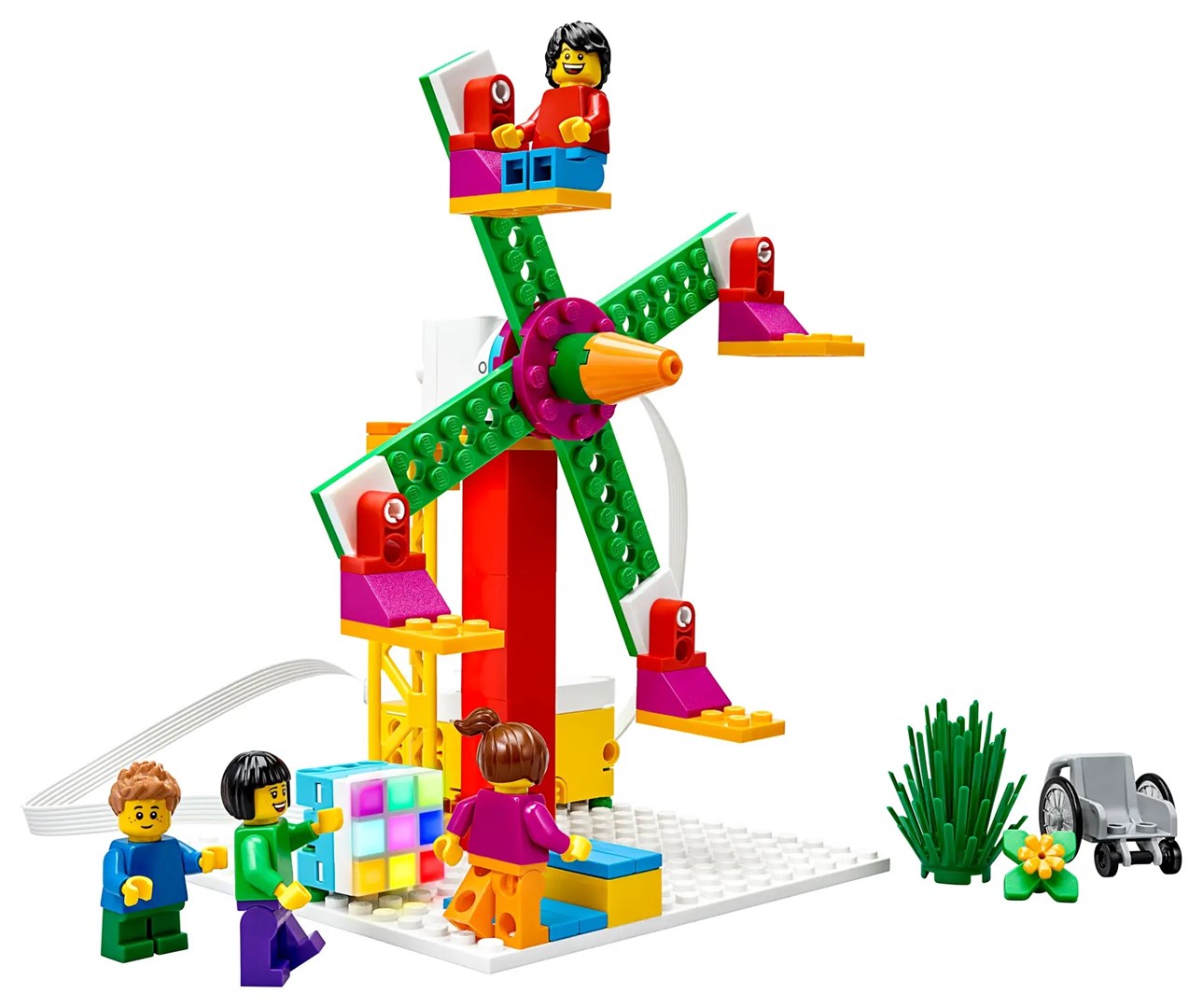 Set edukativ LEGO Education SPIKE Essential, 449 pjesë, me sensorë dhe motorë, shumëngjyrësh