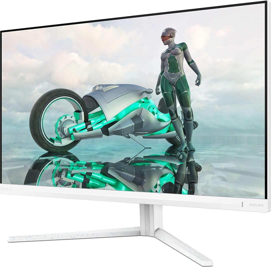 Monitor Philips Evnia 27M2N3201A, 27", Full HD 180Hz, i bardhë