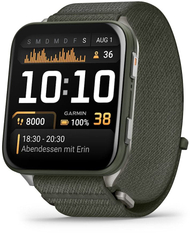 Ora smartwatch Garmin Venu X1 Moss, AMOLED, GPS, jeshile