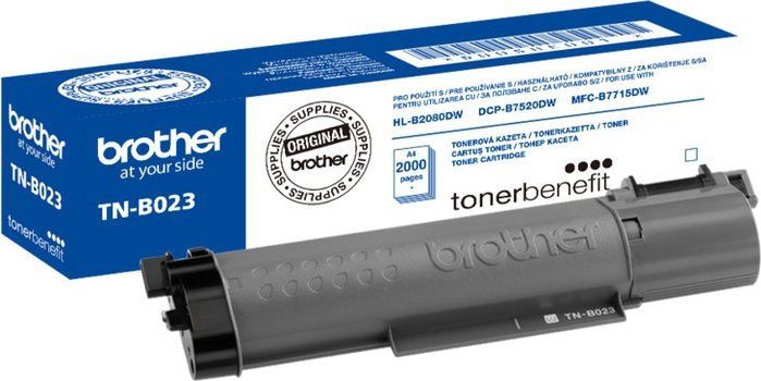 Тонер Brother TN B023, оригинален, црн