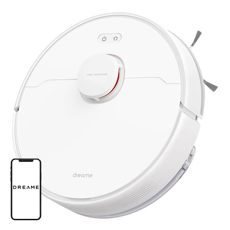 Robot fshesë me korrent Dreame F9 Pro, 150 min autonomi, Wi‑Fi, i bardhë