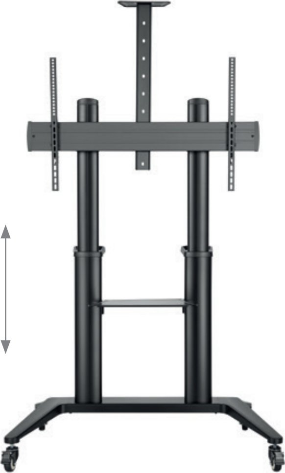 Qëndrim dyshemeje për TV Hagor BrackIT Stand HD XXL, deri 120", i zi