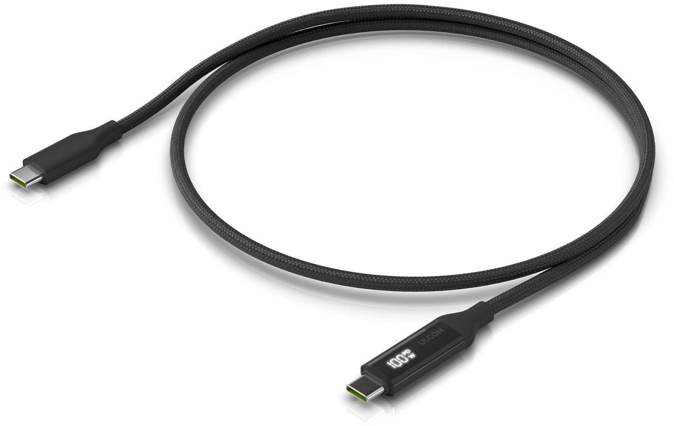 Kabllo USB Ubiquiti UACC Cable USB 100W 1m, USB C, e zezë gri