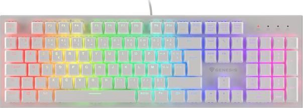 Tastierë mekanike Genesis Thor 303, Outemu Brown, RGB, e bardhë