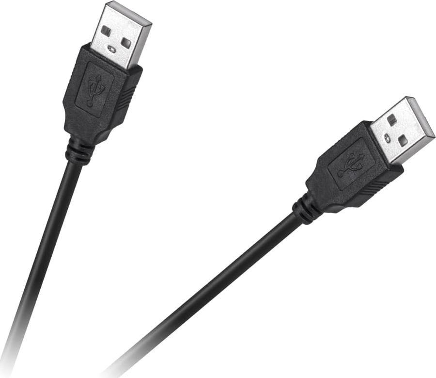 Kabllo USB Cabletech, USB A në USB A, 1m, e zezë